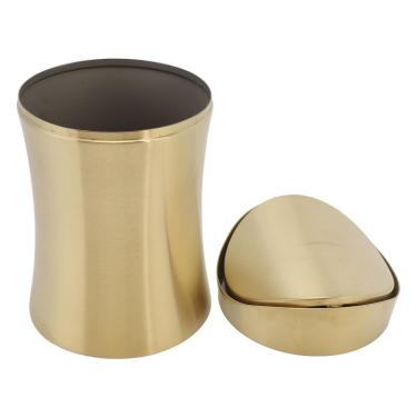 Imagem de YOUTHINK 304 Lata de Lixo de Bancada de Aço Inoxidável Com Tampa, Mini Lixo de Lixo para Mesa para Cozinha, Escritório, Banheiro, Mesa de Cesta de Lixo Pequeno, Design de Controle de Odor