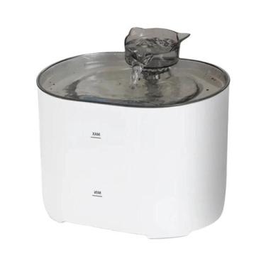 Imagem de Fonte De Água Elétrica USB Para Gatos Com Filtragem Automática E Bomba