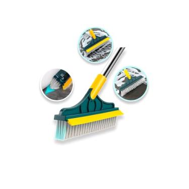 Imagem de Vassoura rodo 2 em 1 mágica multiuso limpeza piso vidro cozinha banheiro