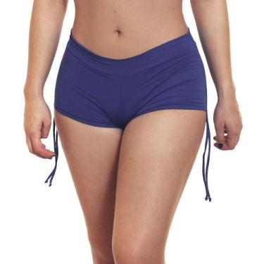 Imagem de Shortinho de Biquíni Regulável Poli Dance - Estigma, Azul marinho, M