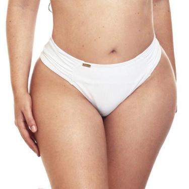 Imagem de Calcinha de biquíni fio duplo cintura alta plus size borboleta - Estig