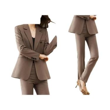 Imagem de Conjunto De Calça Feminino De Manga Longa Para Trabalho Profissional E