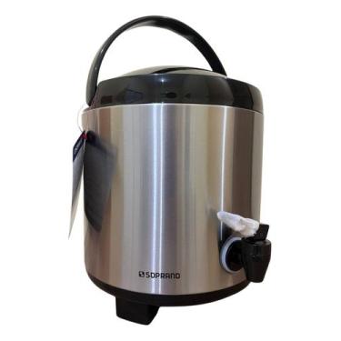 Imagem de Garrafão Térmico Botijão Palace Inox 6 Litros Soprano, Inox