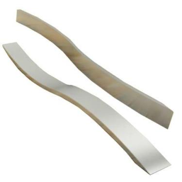 Imagem de Puxador Alça Dupla para Porta de Passagem 5125 600mm Cromado Mital