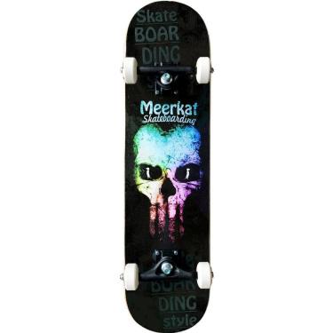 Imagem de Skate Intermediário Street Meerkat Skull  Truck De Aluminio 
