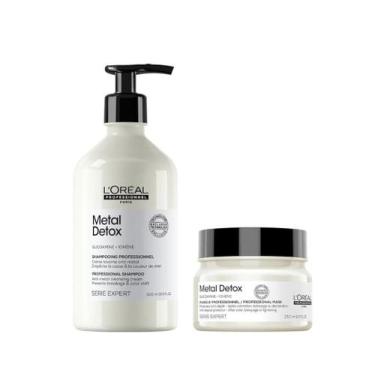 Imagem de Shampoo e Máscara L'Oréal Professionnel Metal Detox Set 500ml - L'Oréa