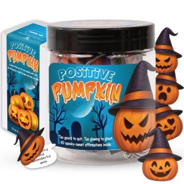 Imagem de Frasco KATINAT Positive Pumpkin com 60 cartões de afirmação