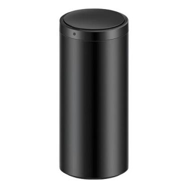 Imagem de Lixeira Automatica Inox 50 Litros Redonda Premium Higienica - Globalmi