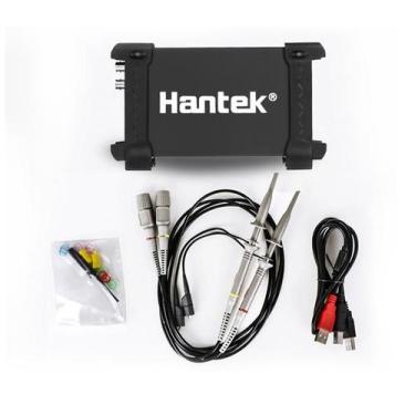 Imagem de Osciloscópio Digital Profissional Hantek 6022BE Completo com NFe e Con