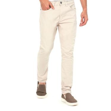 Imagem de Calça Sarja Masculina Básica Polo Wear Caqui, Caqui, 46