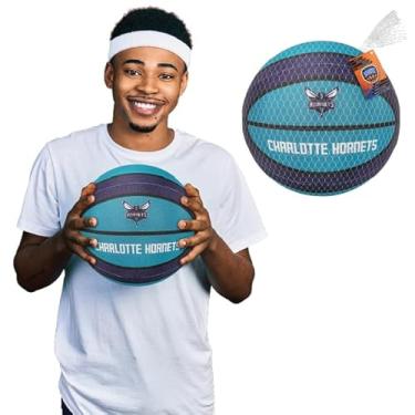Imagem de Bleacher Creatures Charlotte Hornets Silent Basketball Tamanho 7 (75 cm) – Bola de espuma interna licenciada oficial pela NBA com construção sem ar, desempenho silencioso e sensação profissional