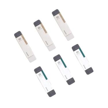 Imagem de GZBABY Pacote com 6 borrachas de areia, borracha fosca de cabeça dupla para lápis de correção e marcas de caneta de tinta (chanfro)