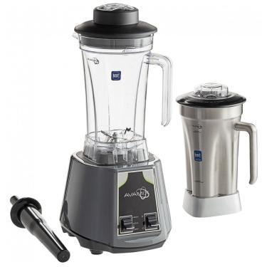 Imagem de Liquidificador Industrial AvaMix BL2T64S 2,03 cv com Controle de Alternância, Jarra de Aço Inoxidável de 1,89 Litros e Jarras de Plástico