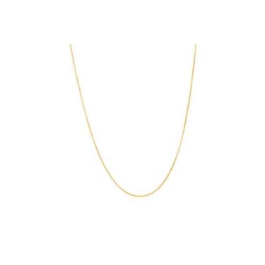 Imagem de Corrente veneziana com banho de ouro 18K 40cm - Delure