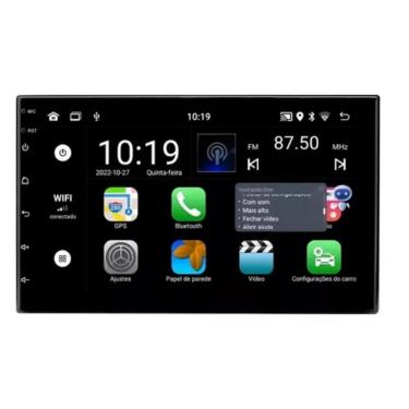 Imagem de Multimidia 7 Pol Carplay 32G Comando Voz Gps Lelong 6317