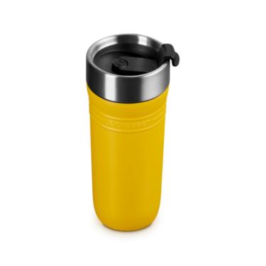 Imagem de CANECA LE CREUSET TÉRMICA ON THE GO EM AÇO INOXIDÁVEL 350ML AMARELO NECTAR 41067196720001