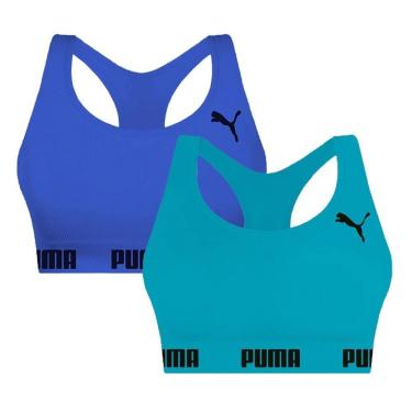 Imagem de Kit 2 Tops Puma Nadador Sem Costura Feminino