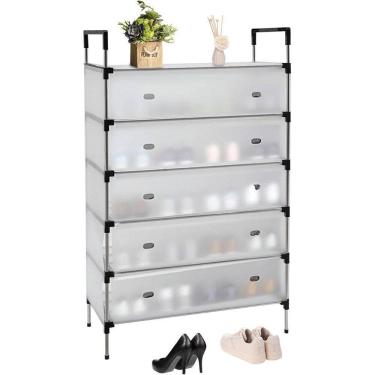 Imagem de Sapateira Organizador Vertical Caixa Sapato Tênis 6 Andares