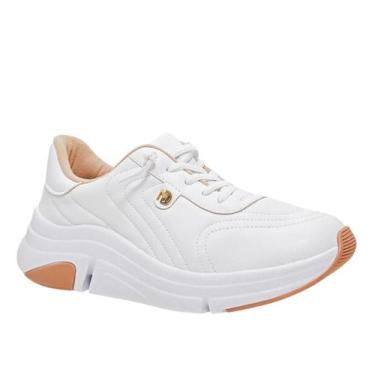 Imagem de Tênis Modare Branco Feminino Leve Macio Cotidiano 7401104, Branco, 36