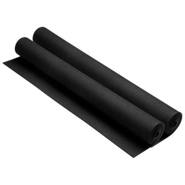 Imagem de AMZQNART 2 peças de espuma EVA 1 mm, espuma cosplay 40,6 x 149,9 cm preta, alta densidade 90 kg/m³, para projetos de artesanato, fantasias de cosplay, armas falsas, decorações, Natal, Páscoa, Ação de