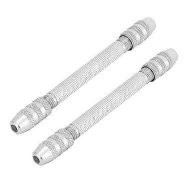 Imagem de Cryfokt Pin Vise Chuck Ferramenta Manual Durável para Reparo de Relógios de Joias 1,0-3,0 Mm, Mini Torno Ergonômico Portátil de Dupla Face para Entusiastas de DIY