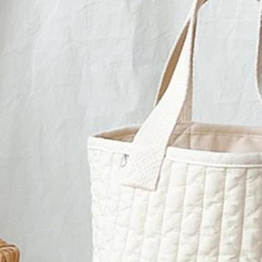 Imagem de EBTOOLS Saco de Armazenamento de Fraldas Em Forma de Balde de Algodão Puro, Organizador de Fraldas Bordado Bonito para Carrinho de Criança, Grande Capacidade, Fácil de Limpar para Os Pais (Padrão de