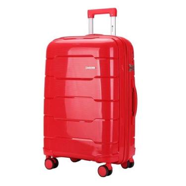 Imagem de Mala Travelux Wengen Grande 32 Kg  Expansível, Vermelho, G