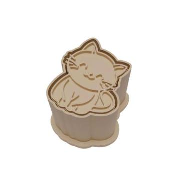 Imagem de Ejetor Modelador Para Doces GATINHO GATO Brigadeiros Docinhos Massa Bi