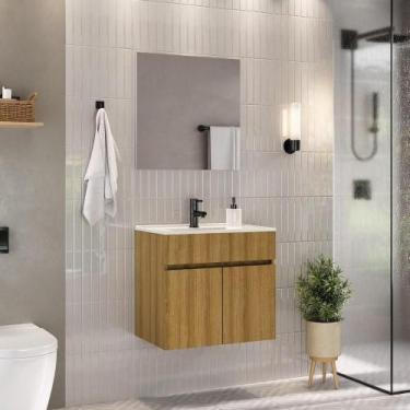 Imagem de Gabinete De Banheiro Com Cuba E Espelheira Multimóveis - MULTIMOVEIS