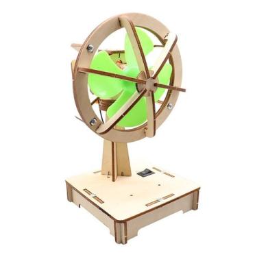 Imagem de Experimentos científicos de ventiladores elétricos de madeira para cri