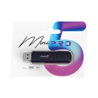 Imagem de Adaptador Mini 5 SE Wireless Carplay Para iPhone Conexão Rápida E Está