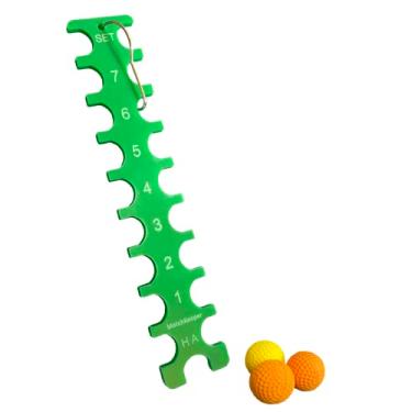 Imagem de Pontuador de tênis - Placar - Pontuador estilo pós-pontuação - Acessórios de quadra de tênis - para presente de tênis - para uso interno/externo - Equipamento de tênis da MatchKeeper