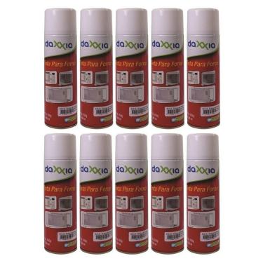 Imagem de 10 Unidades Spray Tinta Branca Forno Microondas Daxxia 300ml