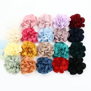 Imagem de Pacote com 20 grampos de cabelo coloridos vintage retrô 7 cm / 2,8" rosa flor jacaré presilhas de cabelo grampos de cabelo pequenos arcos de cabelo mexicanos acessórios de cabelo extravagantes