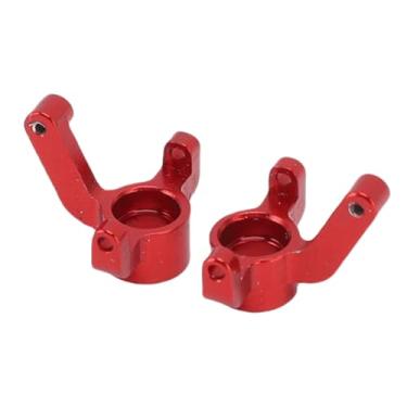 Imagem de Generic Braço Articulado Dianteiro RC, Desempenho de Desgaste do Suporte do Cubo de Direção Dianteiro Resistente para Carro RC 1/24 (Vermelho)