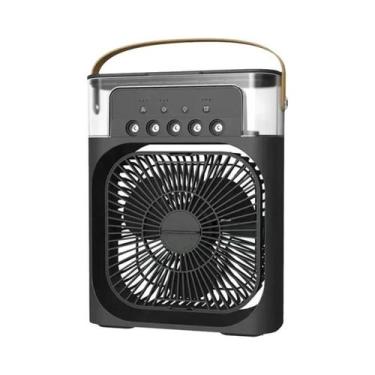 Imagem de Mini Umidificador de Ar USB - Ventilador Silencioso com Névoa de Água,