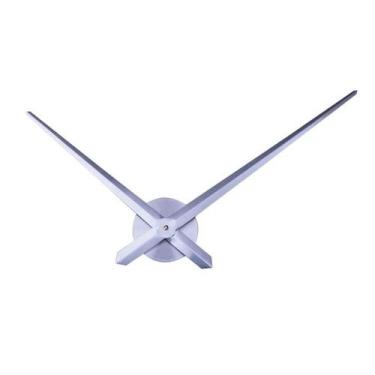 Imagem de Relógio de parede, metal minimalista moderno, 42 cm, silencioso, sem t