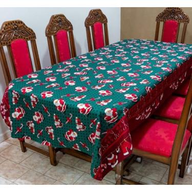 Imagem de Toalha de mesa estampada natalina natal 100% oxford varios tamanhos(18,3,00X1,40)