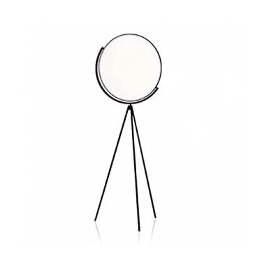 Imagem de Luminária de chão Abajur simples, abajur decorativo para sala de estar, vertical, circular, tripé (excluindo fonte luz)