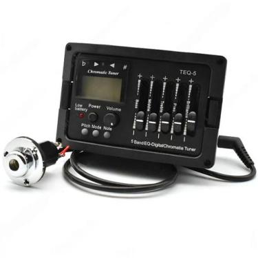 Imagem de Pré Amplificador Equalizador Completo Violão Viola Teq-5 - RPC