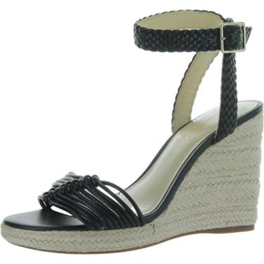 Imagem de Jessica Simpson Sandália feminina Talise Espadrille Wedge, Preto, 40 BR