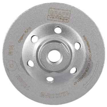 Imagem de Rebolo Diamantado Tipo Prato Com Furo 573,0004 Graff Vantage