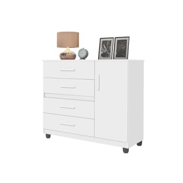 Imagem de Comoda Multiuso Infantil Com 4 Gavetas Reforçada Tp