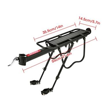 Imagem de Liga de Alumínio Mountain Bike Bicicleta Assento Traseiro Prateleira Rack Transportadora Acessório Ciclismo para Ciclismo