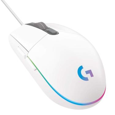 Imagem de Mouse para jogos Logitech G203 Wired 8.000 DPI LIGHTSYNC RGB branco