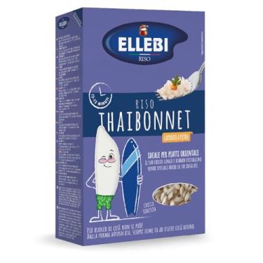 Imagem de ELLEBI Riso Thaibonnet, Arroz Italiano Premium para Pratos Orientais, 1kg, Importado da Itália