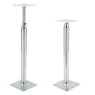 Imagem de BGTLGIO Macaco De Suporte Ajustável Para Piso, Macacos Vigas Mini Parafuso - Poste: 1'4" A 1'7" (Pacote Com 2)