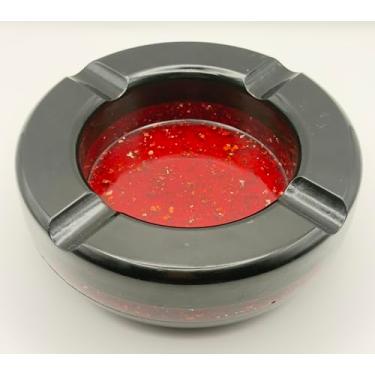 Imagem de Cinzeiro de charuto | Protótipo de pré-lançamento | Amostra de resina e madeira feita à mão | Acessórios para charutos presentes para homens | Cinzeiro legal para decoração de casa ou ao ar livre |