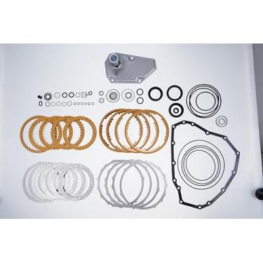 Imagem de LEVANLIGHT Kit de reconstrução mestre de transmissão, compatível com Nissan Sentra NV200 Chevrolet Spark, automotivo substitui peça com filtro de disco de embreagem substituto # JF015E RE0F11A