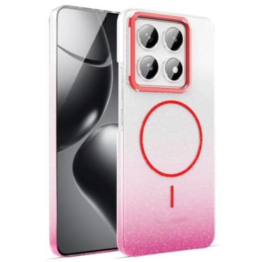 Imagem de Capa protetora colorida brilhante para Xiaomi Redmi 13T 14T Pro Note 10 11 12 13 14 Pro, vermelha, para Redmi Note 10